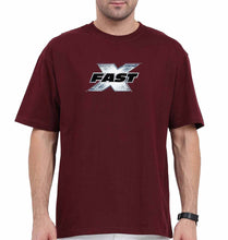 Load image into Gallery viewer, Fast X Oversized T-Shirt for Men-Maroon-Ektarfa.online
