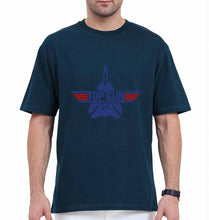 Load image into Gallery viewer, Top Gun Oversized T-Shirt for Men-Petrol Blue-Ektarfa.online
