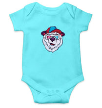 Load image into Gallery viewer, Bear Kids Romper For Baby Boy/Girl-0-5 Months(18 Inches)-Sky Blue-Ektarfa.online
