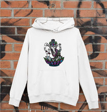 Load image into Gallery viewer, Psychedelic Ganesha Unisex Hoodie for Men/Women-S(40 Inches)-White-Ektarfa.online
