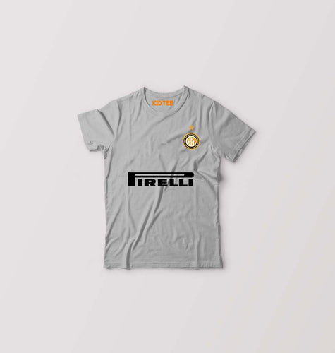 Inter Milan 2021-22 Kids T-Shirt for Boy/Girl-Grey-Ektarfa.online