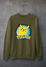 Load image into Gallery viewer, Pokémon Unisex Sweatshirt for Men/Women-Olive Green-Ektarfa.online
