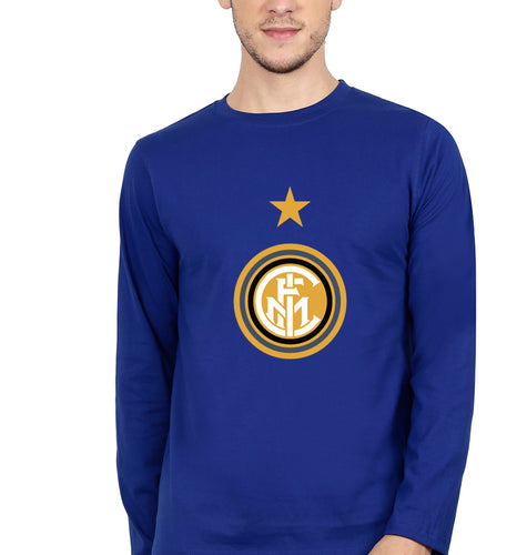 Inter Milan Full Sleeves T-Shirt for Men-Royal Blue-Ektarfa.online