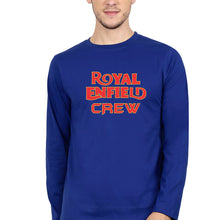 Load image into Gallery viewer, Royal Enfield Crew Full Sleeves T-Shirt for Men-Royal Blue-Ektarfa.online
