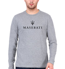 Load image into Gallery viewer, Maserati Full Sleeves T-Shirt for Men-Grey Melange-Ektarfa.online
