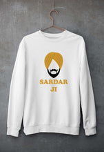 Load image into Gallery viewer, Sardar JI Unisex Sweatshirt for Men/Women-White-Ektarfa.online
