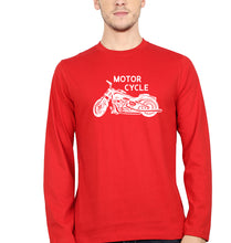 Load image into Gallery viewer, Motorcycle Full Sleeves T-Shirt for Men-Red-Ektarfa.online

