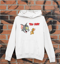 Load image into Gallery viewer, Tom and Jerry Unisex Hoodie for Men/Women-S(40 Inches)-White-Ektarfa.online
