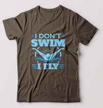 Load image into Gallery viewer, Swim T-Shirt for Men-Olive Green-Ektarfa.online
