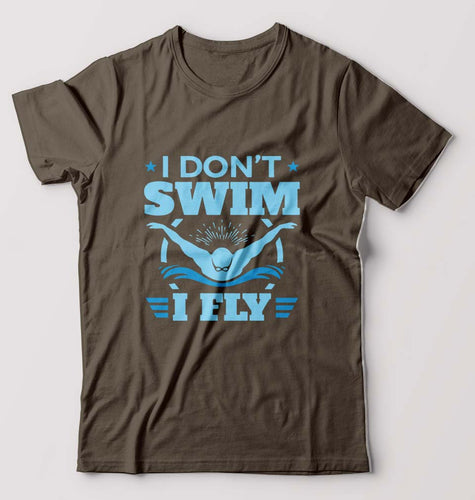 Swim T-Shirt for Men-Olive Green-Ektarfa.online