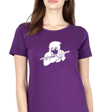 Load image into Gallery viewer, Sasuke Uchiha T-Shirt for Women-XS(32 Inches)-Purple-Ektarfa.online
