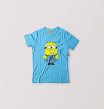 Load image into Gallery viewer, Minion Kids T-Shirt for Boy/Girl-Sky Blue-Ektarfa.online

