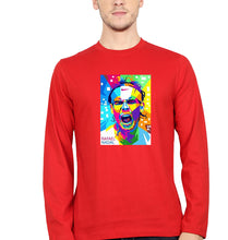 Load image into Gallery viewer, Rafael Nadal (RAFA) Full Sleeves T-Shirt for Men-S(38 Inches)-Red-Ektarfa.online
