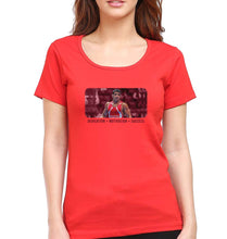 Load image into Gallery viewer, Sushil Kumar T-Shirt for Women-Red-Ektarfa.online
