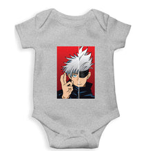 Load image into Gallery viewer, Sukuna Anime Kids Romper For Baby Boy/Girl-0-5 Months(18 Inches)-Grey-Ektarfa.online
