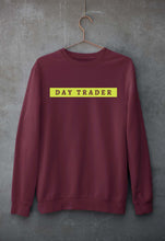 Load image into Gallery viewer, Day Trader Share Market Unisex Sweatshirt for Men/Women-S(40 Inches)-Maroon-Ektarfa.online
