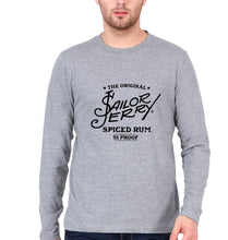 Load image into Gallery viewer, Sailor-Jerry Full Sleeves T-Shirt for Men-Grey Melange-Ektarfa.online
