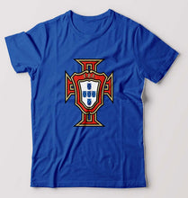 Load image into Gallery viewer, Portugal Football T-Shirt for Men-Royal Blue-Ektarfa.online
