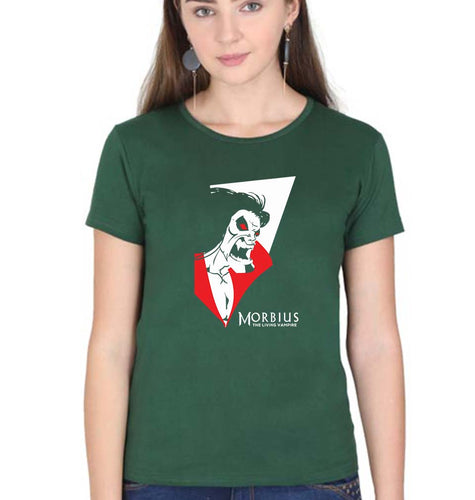 Morbious T-Shirt for Women-Dark Green-Ektarfa.online