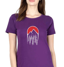 Load image into Gallery viewer, Twin Peaks T-Shirt for Women-Purple-Ektarfa.online
