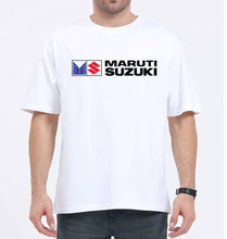 Load image into Gallery viewer, Maruti-Suzuki Oversized T-Shirt for Men-White-Ektarfa.online
