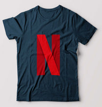 Load image into Gallery viewer, Netflix T-Shirt for Men-Petrol Blue-Ektarfa.online
