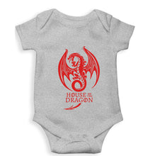 Load image into Gallery viewer, House of the Dragon (GOT) Kids Romper For Baby Boy/Girl-0-5 Months(18 Inches)-Grey-Ektarfa.online
