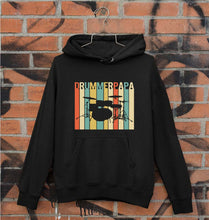 Load image into Gallery viewer, Drummer Papa Unisex Hoodie for Men/Women-Black-Ektarfa.online
