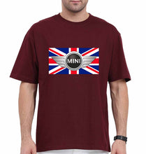 Load image into Gallery viewer, Mini Cooper Oversized T-Shirt for Men-Maroon-Ektarfa.online
