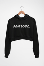 Load image into Gallery viewer, Haval Crop HOODIE FOR WOMEN-Black-Ektarfa.online
