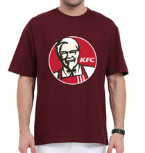 Load image into Gallery viewer, KFC Oversized T-Shirt for Men-Maroon-Ektarfa.online
