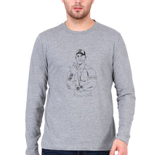 Load image into Gallery viewer, John Cena Full Sleeves T-Shirt for Men-S(38 Inches)-Grey Melange-Ektarfa.online
