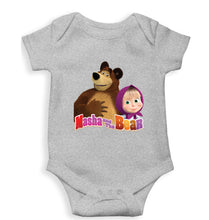 Load image into Gallery viewer, Masha and the Bear Kids Romper For Baby Boy/Girl-Grey-Ektarfa.online
