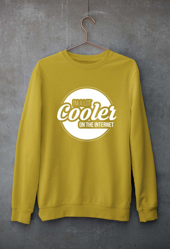 Internet Unisex Sweatshirt for Men/Women-Mustard Yellow-Ektarfa.online
