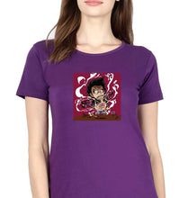 Load image into Gallery viewer, Monkey D. Luffy T-Shirt for Women-XS(32 Inches)-Purple-Ektarfa.online
