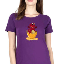 Load image into Gallery viewer, Dragon T-Shirt for Women-XS(32 Inches)-Purple-Ektarfa.online
