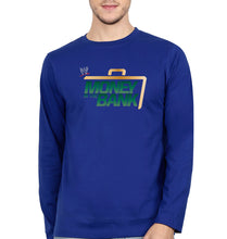 Load image into Gallery viewer, WWE Money in the Bank Full Sleeves T-Shirt for Men-Royal Blue-Ektarfa.online
