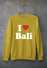 Load image into Gallery viewer, I Love Bali Unisex Sweatshirt for Men/Women-Mustard yellow-Ektarfa.online
