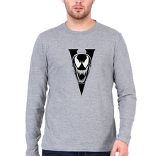 Load image into Gallery viewer, Venom Full Sleeves T-Shirt for Men-Grey Melange-Ektarfa.online
