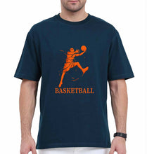 Load image into Gallery viewer, NBA Basketball Oversized T-Shirt for Men-Petrol Blue-Ektarfa.online
