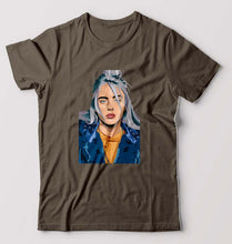 Load image into Gallery viewer, Billie Eilish T-Shirt for Men-S(38 Inches)-Olive Green-Ektarfa.online

