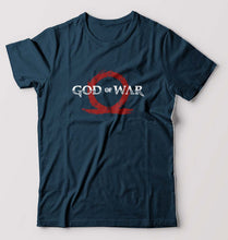 Load image into Gallery viewer, God of War T-Shirt for Men-S(38 Inches)-Petrol Blue-Ektarfa.online
