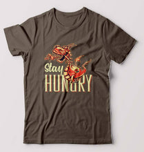 Load image into Gallery viewer, Hungry Dragon T-Shirt for Men-S(38 Inches)-Olive Green-Ektarfa.online
