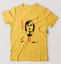 Load image into Gallery viewer, Johan Cruyff T-Shirt for Men-S(38 Inches)-Golden Yellow-Ektarfa.online
