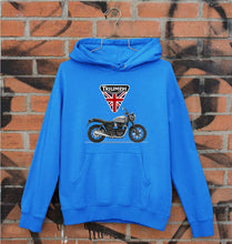 Load image into Gallery viewer, Triumph Motorcycles Unisex Hoodie for Men/Women-S(40 Inches)-Royal Blue-Ektarfa.online
