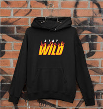 Load image into Gallery viewer, Stay Wild Unisex Hoodie for Men/Women-Black-Ektarfa.online

