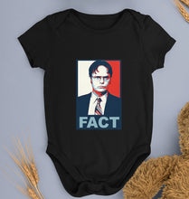 Load image into Gallery viewer, Dwight Schrute Fact Kids Romper For Baby Boy/Girl-0-5 Months(18 Inches)-Black-Ektarfa.online
