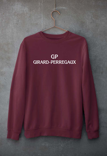 Girard-Perregaux(GP) Unisex Sweatshirt for Men/Women-Maroon-Ektarfa.online