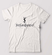 Load image into Gallery viewer, YSL T-Shirt for Men-S(38 Inches)-White-Ektarfa.online
