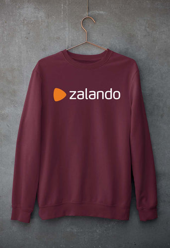 Zalando Unisex Sweatshirt for Men/Women-Maroon-Ektarfa.online